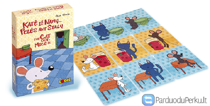 Stalo žaidimas Katė iš namų... Pelės ant stalų
