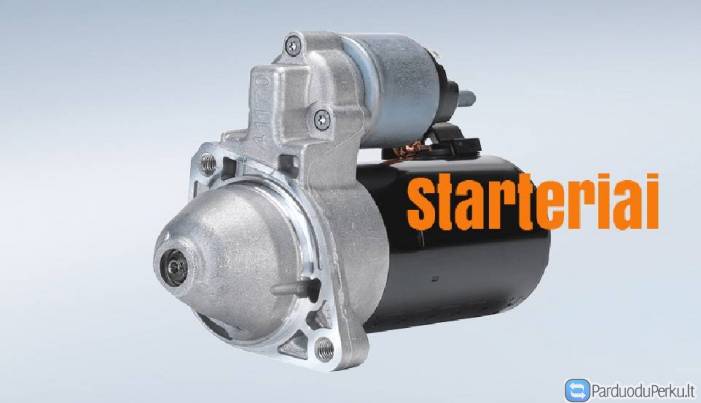 Starteriai, generatoriai, jų dalys ir remontas