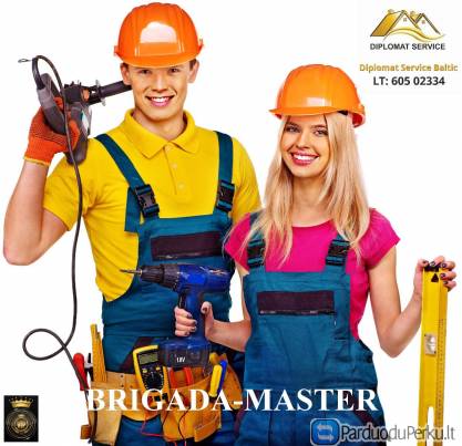 Statybų ir remonto, apdailos, irengimo VIP projektai – tik Brigada-Master®