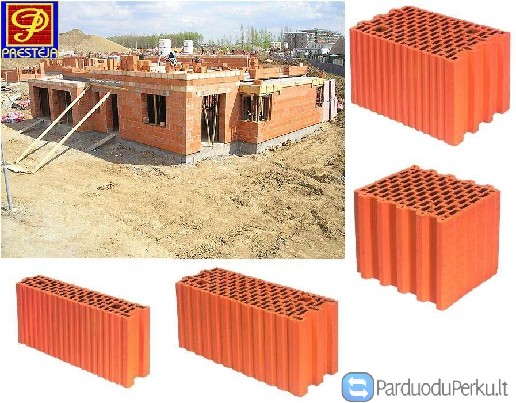 Statybinės apdailos medžiagos nuo pamatų iki stogo