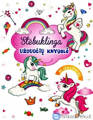 “Stebuklinga užduočių knygelė”, 4+