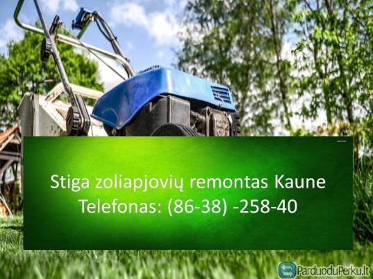 stiga zoliapjoviu remontas