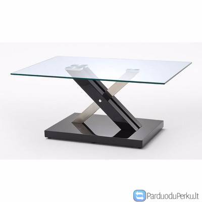 Stiklo kavos/žurnalinis staliukas "Verena"