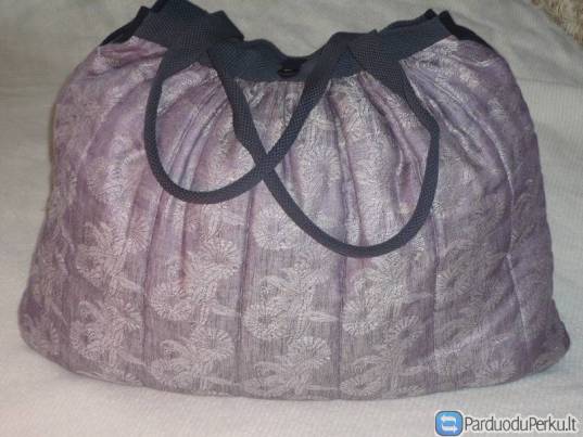 Stilingas lininis krepšys