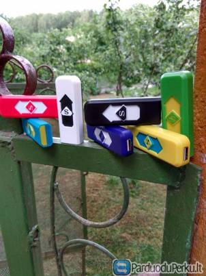 Stilingas, pakraunamas USB žiebtuvelis