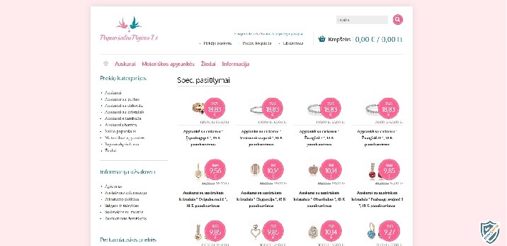 Stilingi papuošalai - PapuosalaiPigiau.Lt