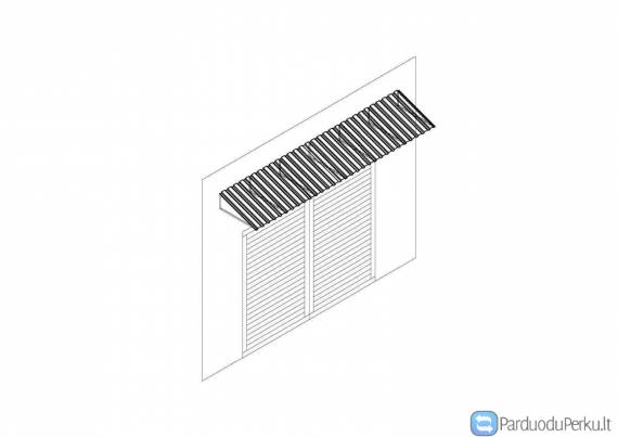 stogelis virs garazo