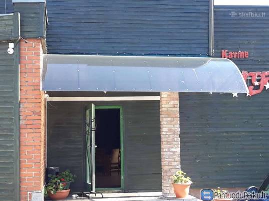 Stoginės, stogeliai virš durų, garažų, laiptų, terasų