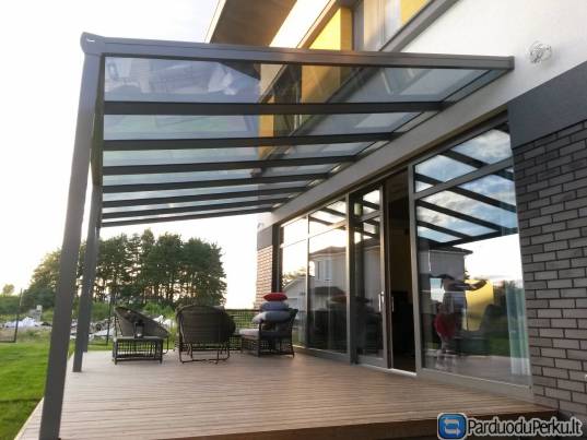 Stoginės TERASOMS BASEINAMS, VERANDOMS...