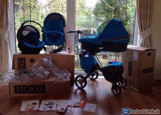 STOKKE XPLORY V4 kūdikio vežimėlis komplektas