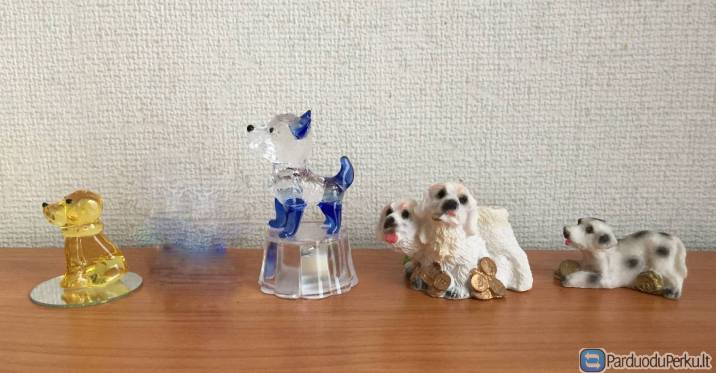 Šunų  figūrėlės