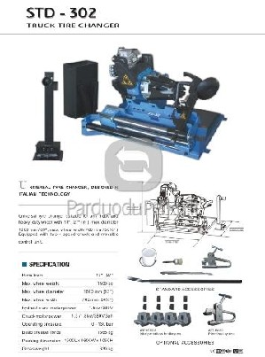 Sunkvežimių ratų montavimo balansavimo įranga