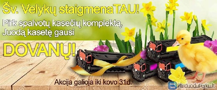 Šv.Velykų  mėnesio pasiūlymas. Dovanojame klientam