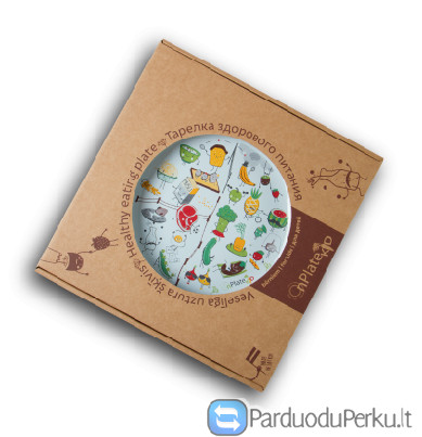 Sveiko maisto lėkštė vaikui