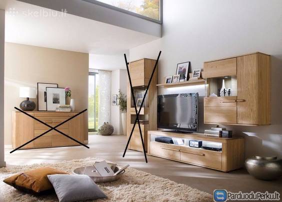 Svetainės baldai "Novara"