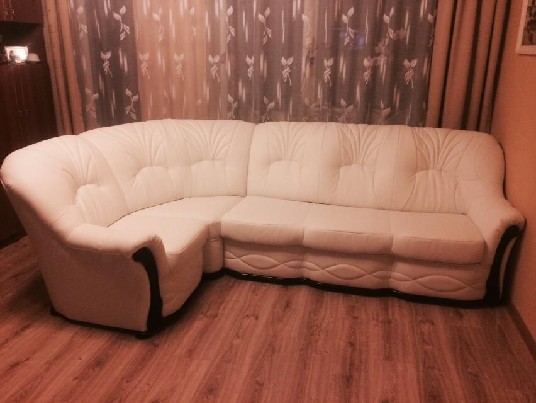 Svetaines baltas odinis kampas