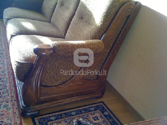 svetainės minkštas komplektas