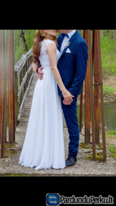 Sykį dėvėta vestuvinė suknelė