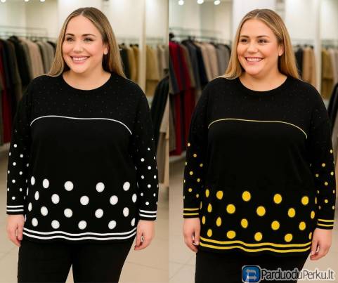 Tamprios kelnės dideli dydžiai