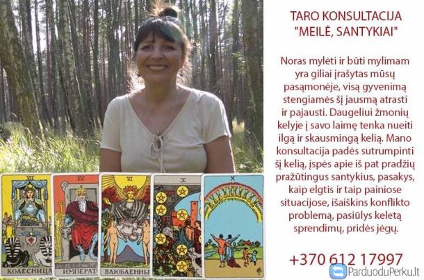 Taronumerologė Alla - būrimas taro kortomis, numerologija