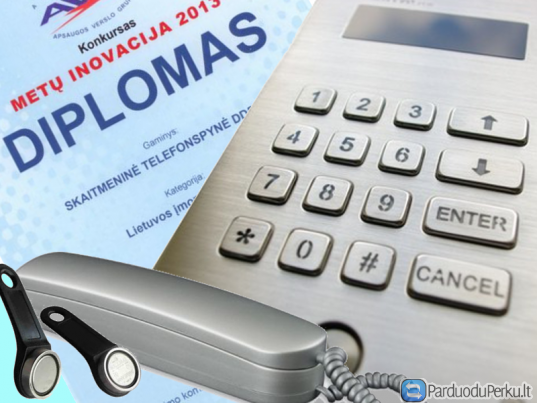 Telefonspynė (komplektas) daugiabučiams namams (su įrengimu)