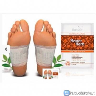 TianDe Detoksikaciniai pleistrai pėdoms 2 vnt.