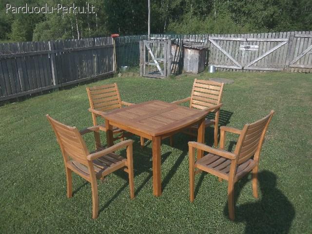 Tiko masyvo baldai iš Indonezijos