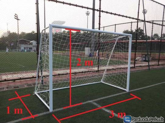 Tinklas futbolo 3x2x1 m-nuo 30e.