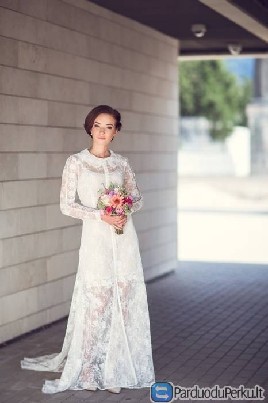 Tiulio fėja vestuvinė suknelė