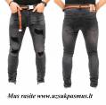 TOP džinsai. Siauri, plėšyti vyriški džinsai