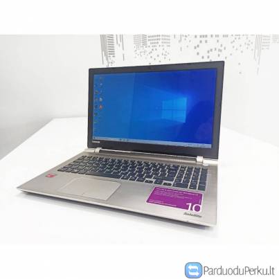 TOSHIBA P50D-C-105 / 15.6" / AMD A4 CPU / 4GB RAM / 240GB SSD / naudotas nešiojamas kompiuteris su g