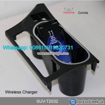 Toyota Corolla Car QI wireless charger quick charge fast wireless charging