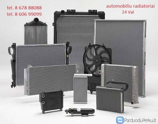 Toyota Corolla Verso automobilio radiatoriai