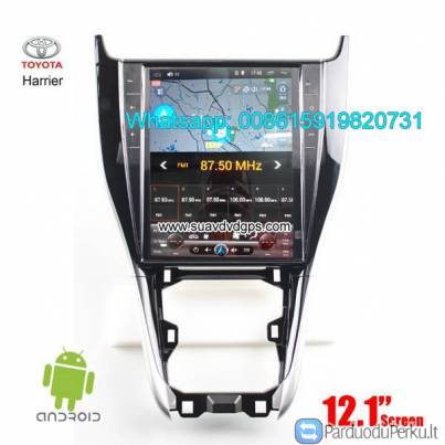 Toyota Harrier Car radio GPS Vertical Screen