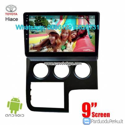 Toyota Hiace Car audio radio android GPS navigation camera