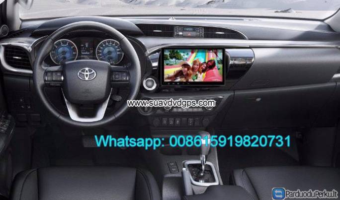 Toyota Hilux 2017 radio Car android wifi GPS navigation camera
