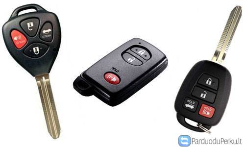 TOYOTA LEXUS SCION raktu programavimas pririsimas