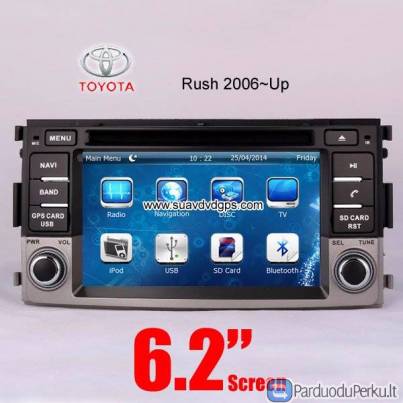 Toyota Rush auto DVD Player GPS Radio Stereo camera navigation