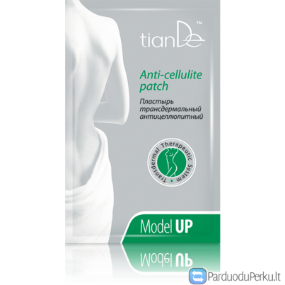 Transderminis anticeliulitinis pleistras Model UP - 24 valandos aktyvaus veikimo, visiška veiksmų la