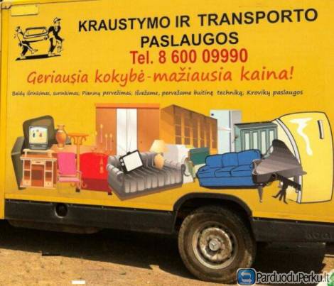 Transporto-perkraustymo paslaugos 86000-9990