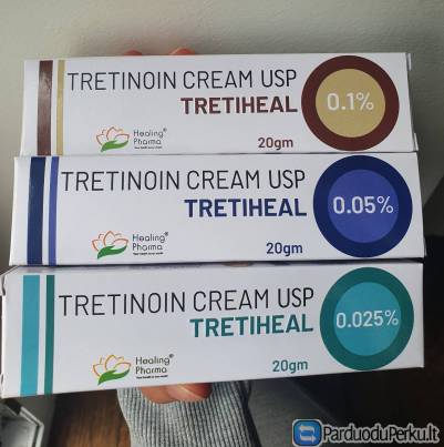 Tretinoino kremas Retin-A Lietuvoje