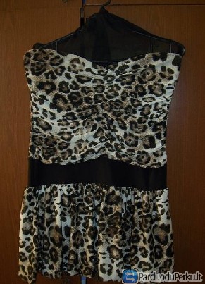 Trumpa tigrinė suknutė
