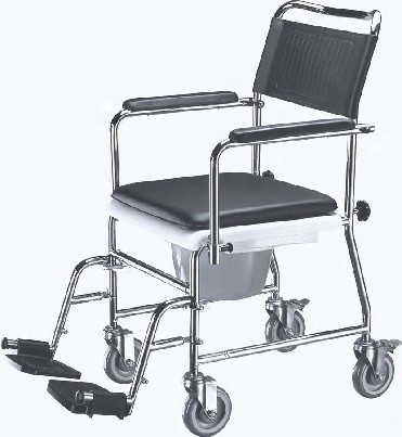 Tualetinė kėdė su keturiais ratukais TS-1