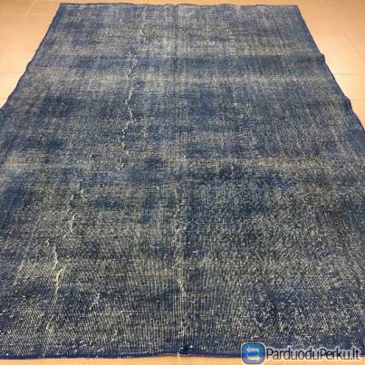 Turkiškas rankų darbo vilnonis vintage kilimas 195x291 cm