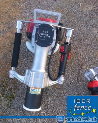 Tvoros montavimo įrankis kuolų kalimo kūjis