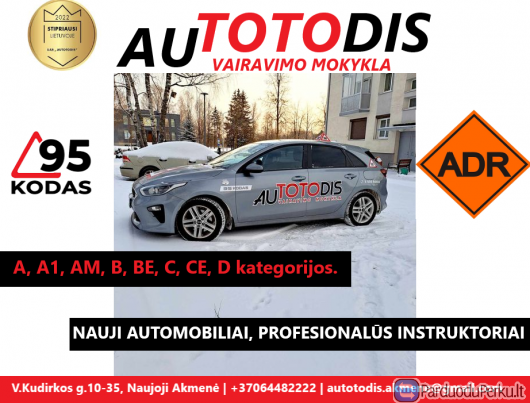 UAB AUTOTODIS vairavimo mokykla