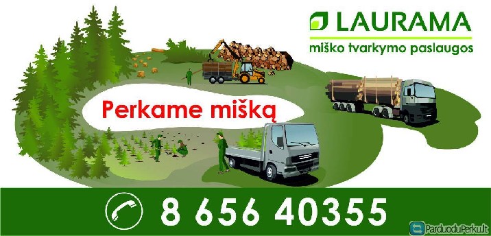 UAB“Laurama“ brangiai perka mišką,