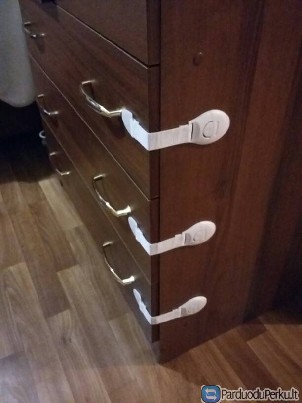 Universali apsauga durelėms, stalčiams, 10 vnt