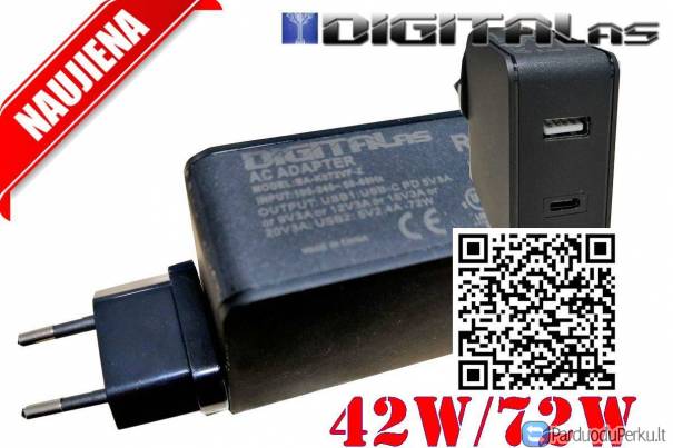 Universalus Greito krovimo maitinimo blokas 42/72w