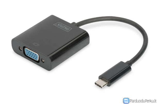 USB Type - C - VGA adapteris